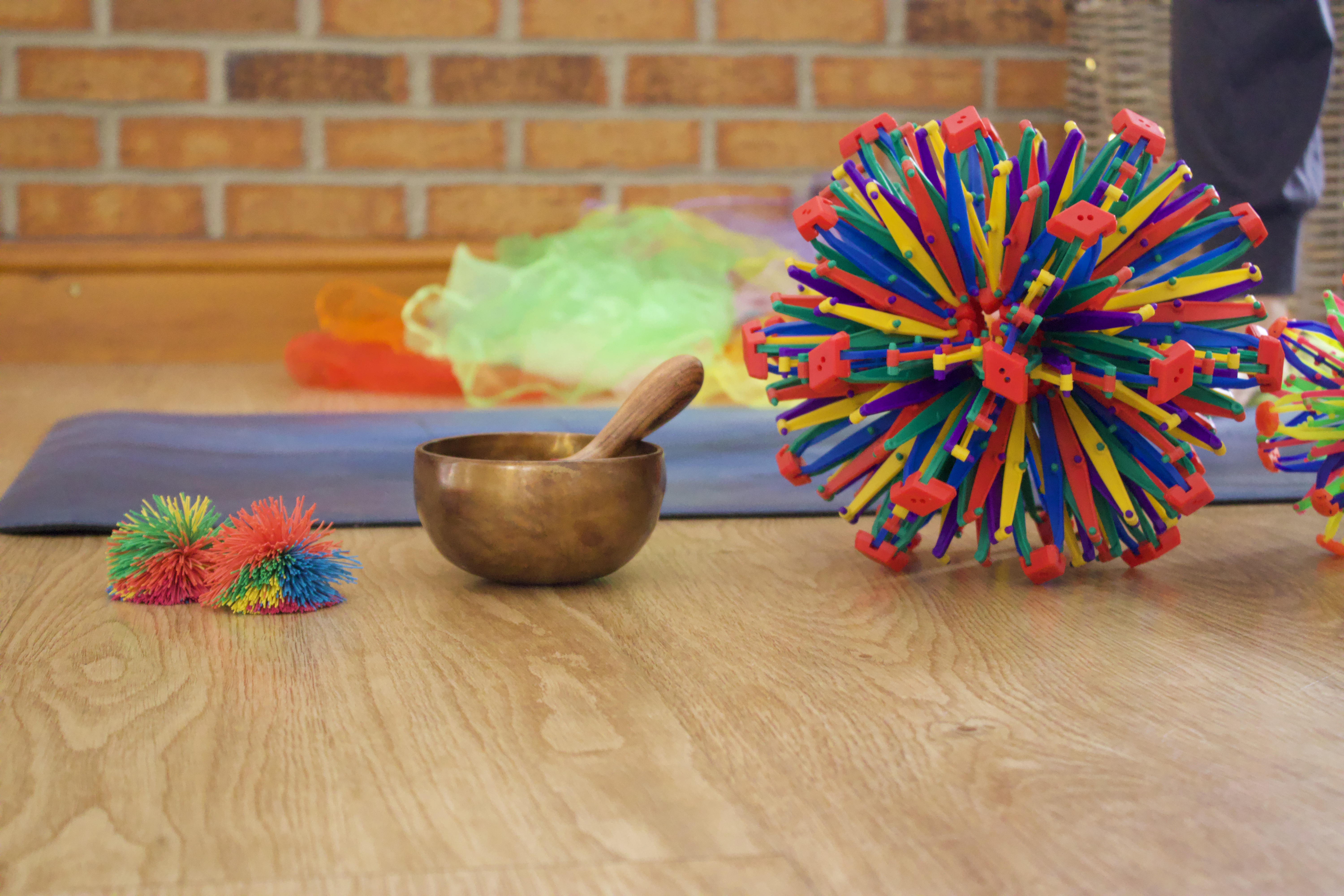 Create and Calm — singing bowl and mindfulness props